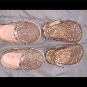 Children’s place slip one and sandals